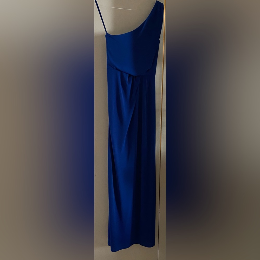 One shoulder maxi dress